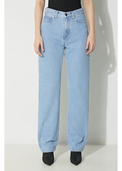 Carhartt WIP jeansy Noxon Pant damskie medium waist I031920.112 ze sklepu PRM w kategorii Jeansy damskie - zdjęcie 168814454