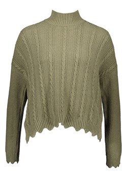ONLY Sweter &quot;Esma&quot; w kolorze khaki ze sklepu Limango Polska w kategorii Swetry damskie - zdjęcie 168818910