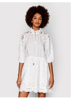 Silvian Heach Sukienka letnia PGP22486VE Biały Regular Fit ze sklepu MODIVO w kategorii Sukienki - zdjęcie 168820234
