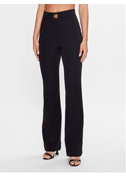 Just Cavalli Spodnie materiałowe 74PBA117 Czarny Regular Fit ze sklepu MODIVO w kategorii Spodnie damskie - zdjęcie 168820353