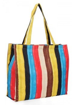 Stylowa Torba Na Zakupy firmy Hernan Multikolor ze sklepu torbs.pl w kategorii Torby Shopper bag - zdjęcie 168820983