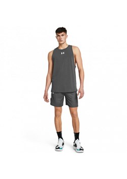 Męskie spodenki do koszykówki Under Armour UA Baseline Short - szare ze sklepu Sportstylestory.com w kategorii Spodenki męskie - zdjęcie 168823512