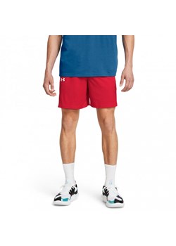 Męskie spodenki do koszykówki Under Armour UA Zone 7\" Short - czerwone ze sklepu Sportstylestory.com w kategorii Spodenki męskie - zdjęcie 168823520