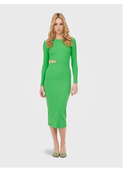 ONLY Sukienka codzienna Ina 15269115 Zielony Slim Fit ze sklepu MODIVO w kategorii Sukienki - zdjęcie 168825234