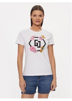 Gaudi T-Shirt 411BD64022 Biały Regular Fit ze sklepu MODIVO w kategorii Bluzki damskie - zdjęcie 168827261