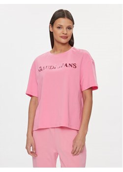 Gaudi T-Shirt 411BD64025 Różowy Relaxed Fit ze sklepu MODIVO w kategorii Bluzki damskie - zdjęcie 168827272