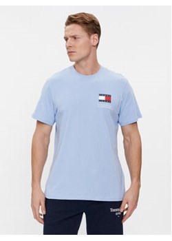 Tommy Jeans T-Shirt Essential Flag DM0DM18263 Niebieski Slim Fit ze sklepu MODIVO w kategorii T-shirty męskie - zdjęcie 168827273