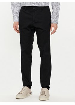 Sisley Chinosy 4AIHSF021 Czarny Slim Fit ze sklepu MODIVO w kategorii Spodnie męskie - zdjęcie 168827282