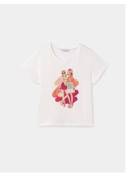 Mayoral T-Shirt 6007 Biały Regular Fit ze sklepu MODIVO w kategorii Bluzki dziewczęce - zdjęcie 168827330