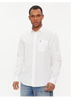 Tommy Jeans Koszula DM0DM18962 Biały Regular Fit ze sklepu MODIVO w kategorii Koszule męskie - zdjęcie 168827382