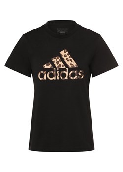 adidas Sportswear Koszulka damska Kobiety Bawełna czarny nadruk ze sklepu vangraaf w kategorii Bluzki damskie - zdjęcie 168827954
