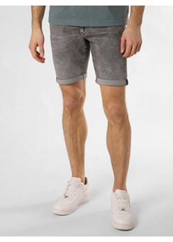 G-Star RAW Męskie spodenki jeansowe - 3301 Mężczyźni Bawełna szary jednolity ze sklepu vangraaf w kategorii Spodenki męskie - zdjęcie 168827992