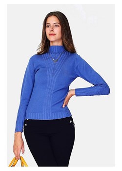 William de Faye Sweter w kolorze niebieskim ze sklepu Limango Polska w kategorii Swetry damskie - zdjęcie 168828252