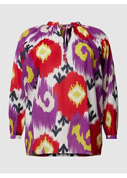 Bluzka PLUS SIZE ze wzorem na całej powierzchni model ‘FIACCOLA’ ze sklepu Peek&Cloppenburg  w kategorii Bluzki damskie - zdjęcie 168836382