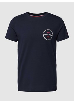 T-shirt o kroju slim fit z okrągłym dekoltem ze sklepu Peek&Cloppenburg  w kategorii T-shirty męskie - zdjęcie 168836414