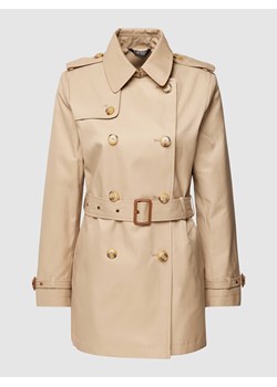 Płaszcz z paskiem w talii ze sklepu Peek&Cloppenburg  w kategorii Płaszcze damskie - zdjęcie 168836732