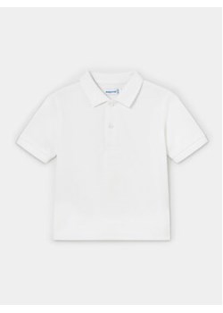 Mayoral Polo 102 Biały Regular Fit ze sklepu MODIVO w kategorii Koszulki niemowlęce - zdjęcie 168839170