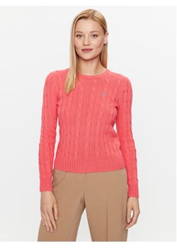 Polo Ralph Lauren Sweter 211891640014 Różowy Regular Fit ze sklepu MODIVO w kategorii Swetry damskie - zdjęcie 168839451