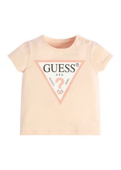 Guess T-Shirt K3GI27 K6YW1 Różowy Regular Fit ze sklepu MODIVO w kategorii Bluzki dziewczęce - zdjęcie 168839520