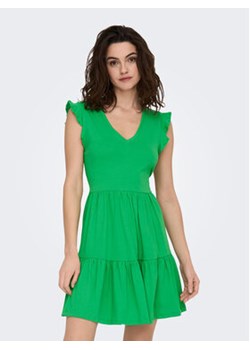 ONLY Sukienka letnia May 15226992 Zielony Regular Fit ze sklepu MODIVO w kategorii Sukienki - zdjęcie 168839643