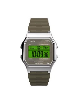 Timex Zegarek T80 TW2V41100 Khaki ze sklepu MODIVO w kategorii Zegarki - zdjęcie 168840012