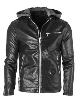 kurtka skórzana  11Z8022 czarna ze sklepu Risardi w kategorii Kurtki męskie - zdjęcie 168840622