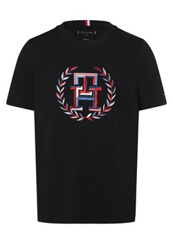 Tommy Hilfiger Koszulka męska Mężczyźni Bawełna granatowy jednolity ze sklepu vangraaf w kategorii T-shirty męskie - zdjęcie 168840662