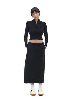 Cropp - Jeansowa spódnica maxi - czarny ze sklepu Cropp w kategorii Spódnice - zdjęcie 168840821