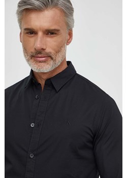 Calvin Klein Jeans koszula męska kolor czarny slim z kołnierzykiem klasycznym ze sklepu ANSWEAR.com w kategorii Koszule męskie - zdjęcie 168841162