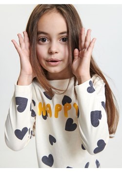 Sinsay - Koszulka - kremowy ze sklepu Sinsay w kategorii Bluzki dziewczęce - zdjęcie 168845004
