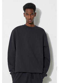 A-COLD-WALL* bluza bawełniana Essential Crewneck męska kolor czarny z aplikacją ACWMW176 ze sklepu PRM w kategorii Bluzy męskie - zdjęcie 168847633