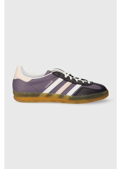 adidas Originals sneakersy skórzane Gazelle Indoor W kolor fioletowy ze sklepu PRM w kategorii Buty sportowe damskie - zdjęcie 168847681