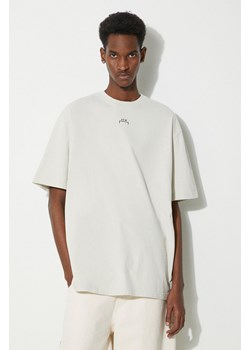 A-COLD-WALL* t-shirt bawełniany Essential T-Shirt męski kolor beżowy z aplikacją ACWMTS177 ze sklepu PRM w kategorii T-shirty męskie - zdjęcie 168847771