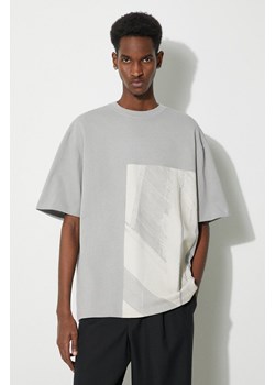 A-COLD-WALL* t-shirt bawełniany Strand T-Shirt męski kolor szary z nadrukiem ACWMTS189 ze sklepu PRM w kategorii T-shirty męskie - zdjęcie 168847783