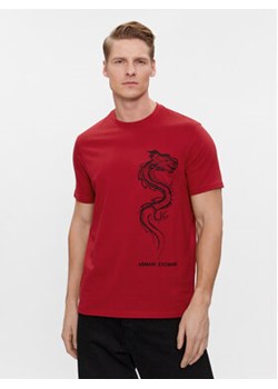 Armani Exchange T-Shirt 3DZTDD ZJ9JZ 1435 Czerwony Regular Fit ze sklepu MODIVO w kategorii T-shirty męskie - zdjęcie 168854881