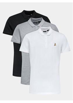 Brave Soul Komplet 3 koszulek polo MPS-628KEVON Kolorowy Regular Fit ze sklepu MODIVO w kategorii T-shirty męskie - zdjęcie 168855071