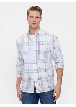 Tommy Jeans Koszula Poplin DM0DM18968 Biały Regular Fit ze sklepu MODIVO w kategorii Koszule męskie - zdjęcie 168855281