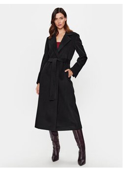 MAX&Co. Płaszcz wełniany Longrun 40149523 Czarny Regular Fit ze sklepu MODIVO w kategorii Płaszcze damskie - zdjęcie 168855294