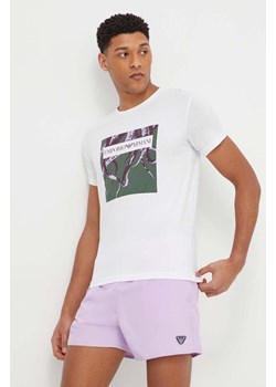 Emporio Armani Underwear t-shirt bawełniany męski kolor biały z nadrukiem 211818 4R469 ze sklepu ANSWEAR.com w kategorii T-shirty męskie - zdjęcie 168858141