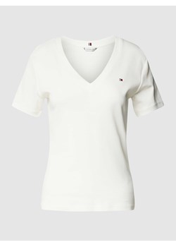 T-shirt z dekoltem w serek ze sklepu Peek&Cloppenburg  w kategorii Bluzki damskie - zdjęcie 168859123
