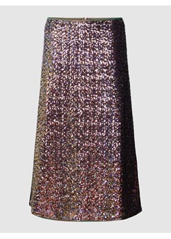 Spódnica cekinowa o długości do kolan z zamkiem błyskawicznym ze sklepu Peek&Cloppenburg  w kategorii Spódnice - zdjęcie 168859194
