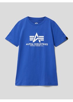 T-shirt z nadrukiem z logo model ‘Basic’ ze sklepu Peek&Cloppenburg  w kategorii T-shirty chłopięce - zdjęcie 168859672