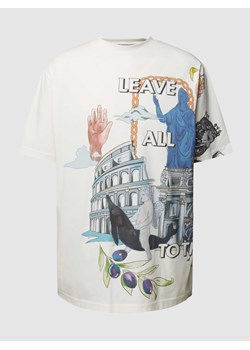 T-shirt z nadrukiem z motywem i napisem ze sklepu Peek&Cloppenburg  w kategorii T-shirty męskie - zdjęcie 168859752