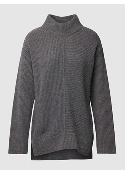 Sweter z dzianiny ze stójką ze sklepu Peek&Cloppenburg  w kategorii Swetry damskie - zdjęcie 168859871