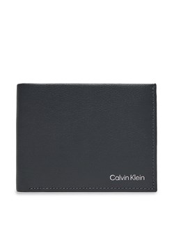 Duży Portfel Męski Calvin Klein Warmth Bifold 5Cc W/ Coin L K50K507896 Szary ze sklepu eobuwie.pl w kategorii Portfele męskie - zdjęcie 168860530