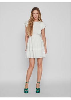 Vila Sukienka letnia Adara 14083354 Biały Regular Fit ze sklepu MODIVO w kategorii Sukienki - zdjęcie 168927852