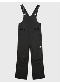 4F Spodnie narciarskie HJZ22-JSPDN002 Czarny Regular Fit ze sklepu MODIVO w kategorii Spodnie chłopięce - zdjęcie 168927921