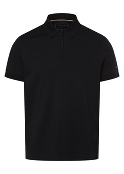 Tommy Hilfiger Męska koszulka polo Mężczyźni Bawełna granatowy jednolity ze sklepu vangraaf w kategorii T-shirty męskie - zdjęcie 168928304