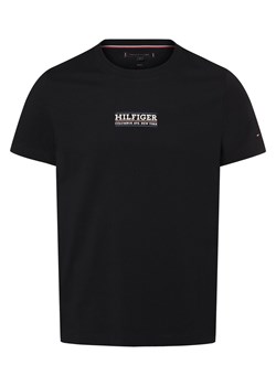 Tommy Hilfiger Koszulka męska Mężczyźni Bawełna granatowy jednolity ze sklepu vangraaf w kategorii T-shirty męskie - zdjęcie 168928310