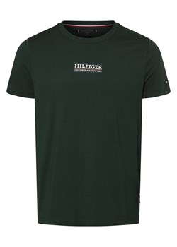 Tommy Hilfiger Koszulka męska Mężczyźni Bawełna jodłowy jednolity ze sklepu vangraaf w kategorii T-shirty męskie - zdjęcie 168928311